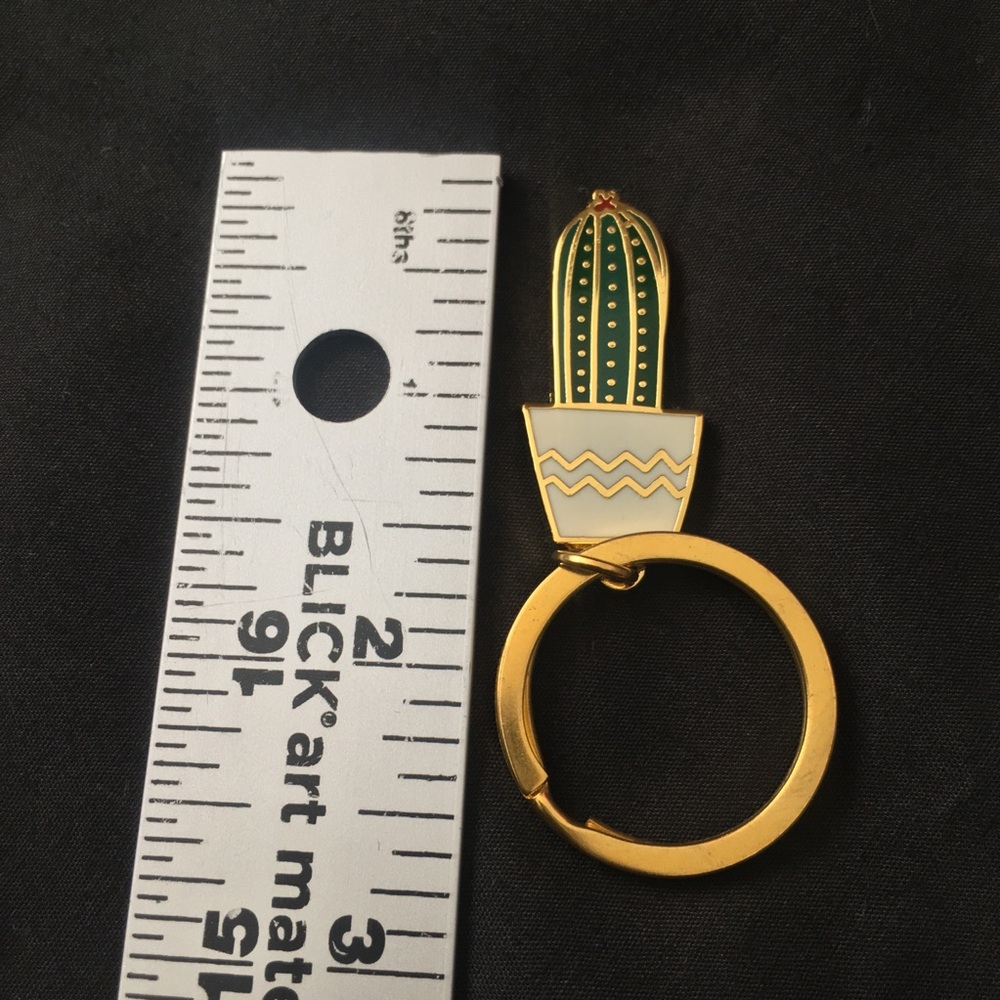 Trendy 3pc. Cactus Keychain Set - Picture 4 of 6